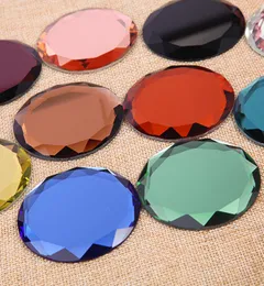 Drop Shipp New Diamond Pocket Thin Compact Mirror Blank Rund Metal Makeup Mirror Diy Costmetic Mirror Wedding Gift2203437