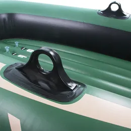 PVC aufblasbares Doppelkajak Hochwertiges Kanu -Motorboot für das Angeln von Rafting -Tauchwassertransport geeignet