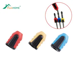 1pc Plastic 2 in 1 Strong Magnetizer Demagnezer Bit Magnetic Anello magnetico 1/4 '' Caratterota per gambo per morso di vite elettrica