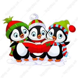 Santa Penguins Barking Yeni Metal Kesme Dies Strapbooking DIY Kağıt Kartı Noel Kartı Doğum Günü Kartı Kalıp Kalıp