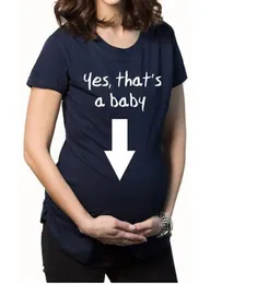 2019年妊娠マタニティTシャツ妊娠中の女性のカジュアルな妊娠服衣類綿ベスティドス夏1408256