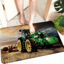 Tractor Bathroom Hallway Carpet Cheaper Anti-slip Modern Living Room Balcony Printed Doormat Area Rug