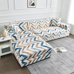 Cover di divano a quadri elastico per soggiorno Stretch Solid divano fodera per divano di divano a forma di L è necessario acquistare 2pc