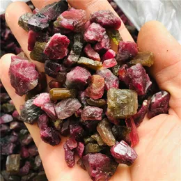 100G Natural Crystal Red Tourmaline i Mineral REIKI Traktowane szlachetne szlachetne szlachetne okazy kamienia szlachetnego używane w tworzeniu biżuterii