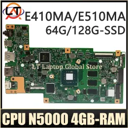 Płyta główna dla płyty głównej dla ASUS E410MA E410MAB E410M E510MA E510MAB R429M F414MA Laptopa płyta główna N4020/N4120 N5030 4GB/8GBram