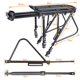 100 kg Deemount Fahrradgepäckträger Ladung Heckregal Regal Rycling Satteleigbeutelhalter Ständer für 20-29 Zoll MTB Bikes Racks