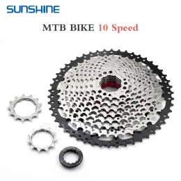 Sunshine MTB Bicycle Flyweel 10 Speed 25t 28t 32t 36t 40t 42t 46t 50t Road Bike Cassettes 10 В для Shimano Hg Freewheel