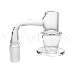 Vollschweißraucher Quarz Blender Banger 14mm vollständig geschweißte abgeschrägte Kantennägel für Glaswasserbongs Tupfenöl -Bohrinseln