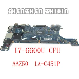 Scheda madre per Dell Latitude 12 7270 E7270 Laptop Motherboard W/ I76600U CN0T0V7J T0V7J Notebook Mainboard AAZ50 LAC451P 100% testato