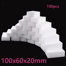 100 PCs/Los Melaminschwamm Magic Schwamm Eraser Reinigungsreinigungsschwamm für Küchenbad Reinigungswerkzeuge 100*60*20mm