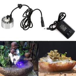 Nowy 12 -led 20 mm Mist Maker Misting Fogger Fog Water Fountain Pond Atomizer Air Humidifier Aquarium Crafts D35