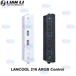 Towers Lian Li Lancool 216 Fan Argb Controlusb Módulo LAN2161X/1W (a placa -mãe precisa ter 2 portas USB 3.0 adicionais)