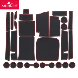 Smabee Car Door Groove Mat для 2014 года ~ 2019 Toyota Sienna Anti Slip Mate Slot Pad Pod.