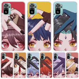 Genshin Love Walnut per Xiaomi Redmi Note 12 11S 11 10S 10 9S 9 8T 8 Pro Phone Case 11T 11e 9t 7 5 Plus Cover Coque Coque