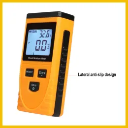 RZ EMT01 Inductive Wood Moisture Meter Hygrometer Digital Electrical Ambient Temperature Tester Measuring tool GM630