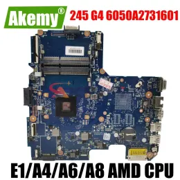 Moderbräda för HP Pavillion 245 G4 14AF 14AC DDR3 Laptop Motherboard Mainboard 245 G4 6050A2731601 Moderkort E1 A4 A6 A8 AMD CPU