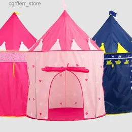 لعبة Toy Tents Playrens Childrens Game Game House Prince Princess Picnic Tent Kids Outdoor Supplies Playground Happy Childrens Home L410