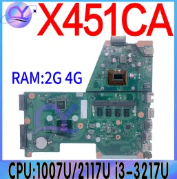 Placa -mãe x451ca placa principal para a placa -mãe ASUS X451C F451C A451C X451CAP Laptop com CPU 1007U/2117U/i33217U 0G/2G/4Gram 100% funcionando