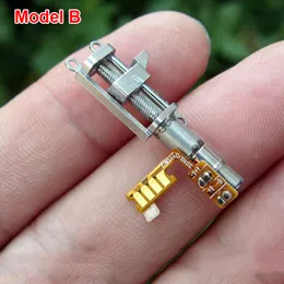 Ultra-mini Linear Actuator 4mm/5mm Diameter 2-Phase 4-Wire Planetary Gear Stepper Motor Linear Screw Metal Slider Block Nut