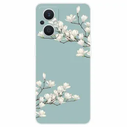 Reno8 Lite Cover için Yumuşak Kılıf Baskı TPU Silikon Net Funda Oppo Reno 8 Lite 5G Case Reno8lite İnce Peyzaj Kedi