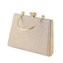 Ladies Evening Party Clutch Bag Evening Handbag Chain Women Pure Color Wallet Purse For Cellphone Lipstick Wedding Clutch