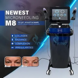 Morpheus 8 Gold RF Microneedle Machine Fractional Microneedling Wrinkling Face Face Lifting Strecth Mark 제거 여드름 치료