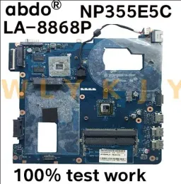 Moderkort för Samsung NP355 NP355E5C Laptop Motherboard BA5903420A BA5903422A BA5903420A VBLE4 VBLE5 LA8868P Testade 100% arbete