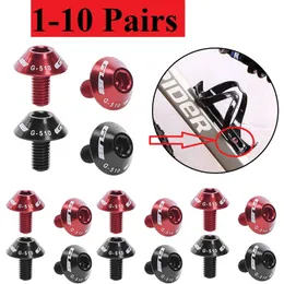 1-10Pairs GUB Water Bottle Cage Bolts G-510 Bicycle Bike Kettle Rack Fixed Screws Biking Bicycle Accessories Cycling Parts