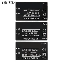 HLK-PM01 HLK-PM03 HLK-PM12 AC-DC Power Module AC till DC 220V till 5V 3.3V 12V Isolerad effektmodul PM01 PM03 PM12