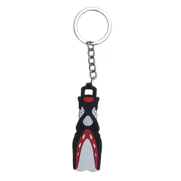 Scuba Flipper Key Chain Dive Fins Keychain Key Ring Holder for Boat Tote Bag Water Sports Accessories