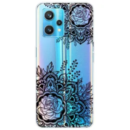 Realme9 4G Soft TPU -omslag för Realme 9 Pro Plus Case Clear Silicone Print Cat Funda For Oppo Realme 9 Pro 5G Covers Transparent