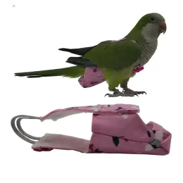Nowa pieluszka papugi z Bowtie Śliczne kolorowe owoce kwiatowe gołębie kokatowi małe leki praktyczne zapasy dla ptaków papugi ptaki