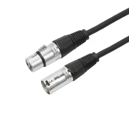 Alien 3 pinos XLR DMX Signal Conecte o cabo do cabo ao fio feminino para DJ estágio par Led Head Head Laser Light Microfone Falário