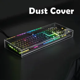 Accessories CIY Vickki Keyboard Dust Cover Desktop Computer Transparent Acrylic Mouse Cover 60%/75%/80%/100%