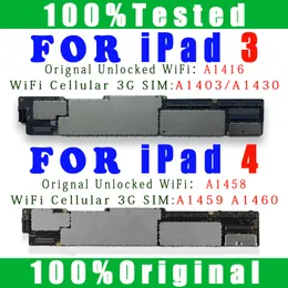 Piazza iCloud pulita al 100% A1458 A1459 A1460 per iPad 4 Logic Board A1416 1403 1430 per la scheda madre iPad 3 con chips iOS