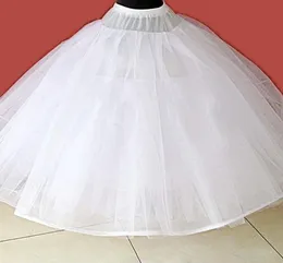 Tulle Underskirt Hochzeitszubehör Chemise ohne Reifen für eine Linie Hochzeitskleid breit plus Petticoat Crinoline8271836