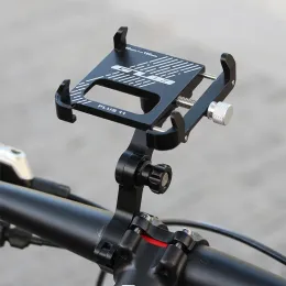 3.5-6.8インチのスマートフォンのためのGUBプラス11回転自転車電話ホルダーMTBロードバイク用バイクモーターサイクル電動自転車のために調整可能