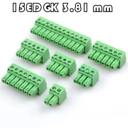 10pcs15edg 3,81 mm KF2EDG 3.81 PCB Terminal Blocco Blocco Termine Pin Gescola dell'intestazione del perno 2/3/4/5/7/8/9/10/11/11/11/14/16p