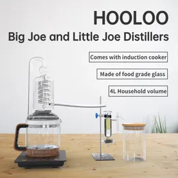 Hooloo Big Little Joe Glass Still Hydrosol Essential Oil Home Distiller 2.4L