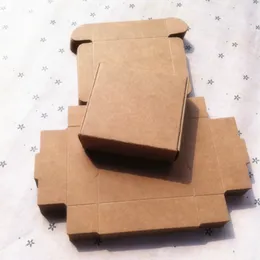 100pcs 3-4cm Series kraft paper aircraft jox joxes handmade soap box box Jewelry/cake/handicraft/candy storage paper boxes