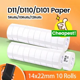 طابعات الطباعة الحرارية الملصقات الورق pricetag اسم الملصقات مقاومة للماء 12*40mm 160pcs/Roll Home Book File Supermarket Papel