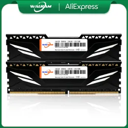 RAMS WALRAM DDR3 DDR4 4GB 8GB 16GB MEMORIA RAM 1333 1600 1866 2400 2666 3200 모든 마더 보드 용 방열판이있는 데스크탑 메모리