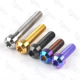 Tgou Titanium Bolt M8x10/15/20/25/30/35/40/45/50mm Torx T40 Screw for Motorcycle Car Cycling Refit