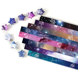 540 Stücke/Pack Origami Star Paper Strips DIY Geburtstagsgeschenk Druck Reliefspiel Großartige Wünsche Lucky Star Paper Strips