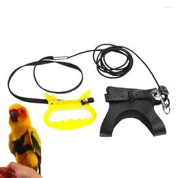 기타 조류 용품 앵무새 하네스 애완 동물 조절 가능한 방지 훈련 앵무새 야외 플라잉 로프 Cockatiel 작은 새 공급