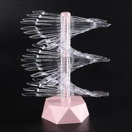 2024 60 Dicas Spiral Nail Art Display Shelf Gel Stick mostra