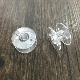 10pcs transparente leere Drahtspulen Spulen Nähmaschinen Spulen Home Plastik Spool Nähzubehör Universal leere Spulen