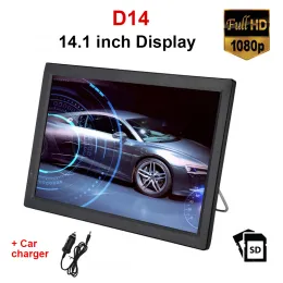 Chargers Leadstar D14 TV LED de 14,1 polegadas Display portátil Digital Player DVBT2 ATSC TV portátil HDMicompatible USB TF Carregador de carro