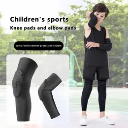 Honeycomb Basketball Kneepad Elbow Pads Kinder Kinder Teenager Skateboard -Volleyball -Fußball Elbow Knieschalte Support Protektor