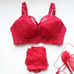 Reggiseno da donna set ricamato biancheria intima reggiseno di lingerie sexy e slip set intimate b c d e f g 34 36 38 40 42 44 46